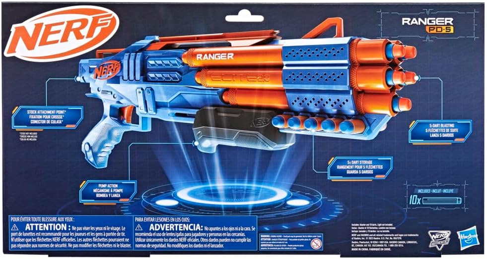 Guide d'achat du Nerf Elite 2.0 Blaster à pompe Ranger PD-5
